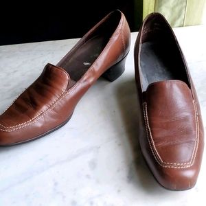 Brown loafers